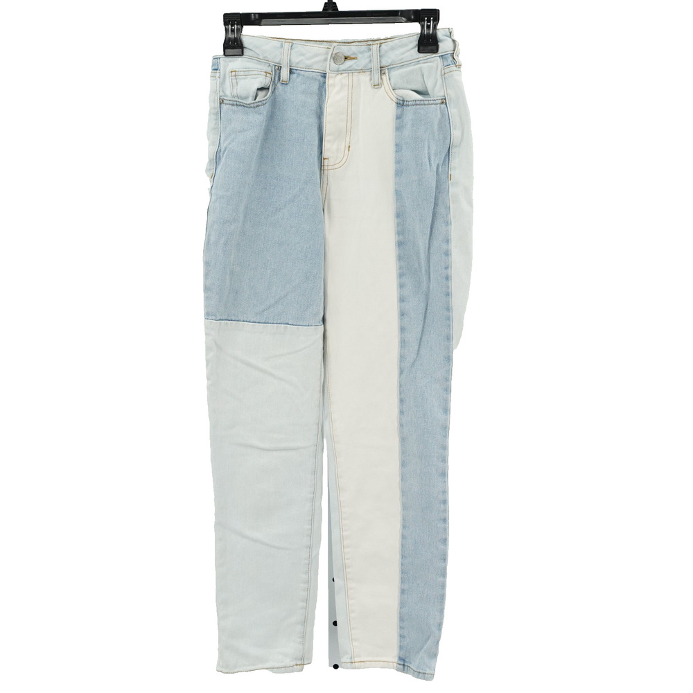 Pacsun Denim Jean SZ 25 Mom Patchwork Colorblock Grunge Retro 90s Streetwear Y2K